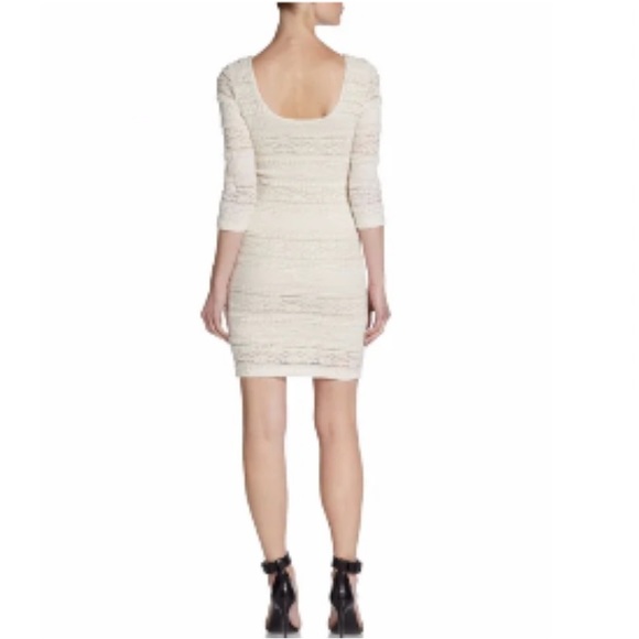 ⭐️NWT!⭐️Anthro Willow & Clay Lace Bodycon Mini Dress Scoop Back MEASUREMENTS Lg - Picture 2 of 12